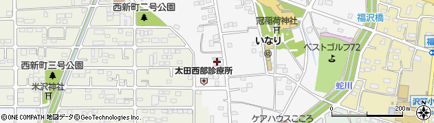 群馬県太田市細谷町28周辺の地図