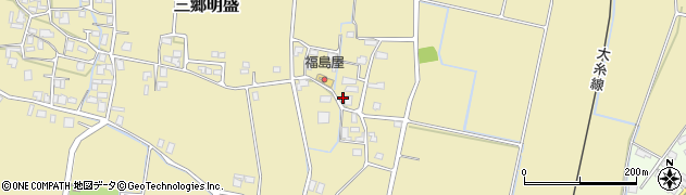 長野県安曇野市三郷明盛4368周辺の地図