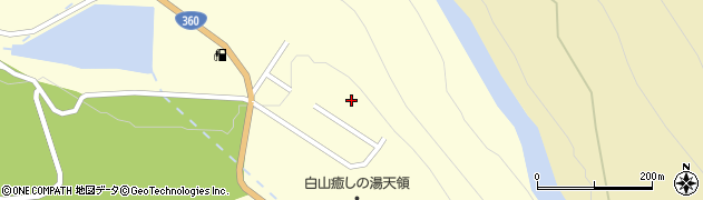 石川県白山市尾添チ70周辺の地図