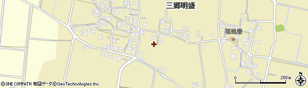 長野県安曇野市三郷明盛4153周辺の地図