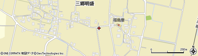 長野県安曇野市三郷明盛4324周辺の地図