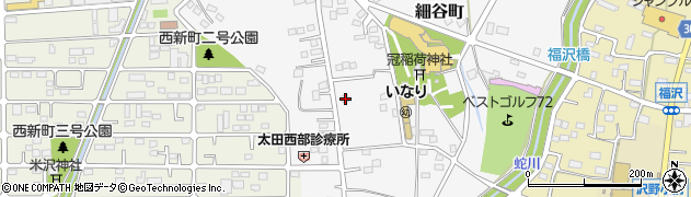 群馬県太田市細谷町26周辺の地図