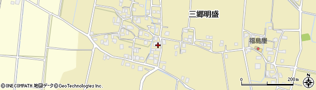 長野県安曇野市三郷明盛4152周辺の地図
