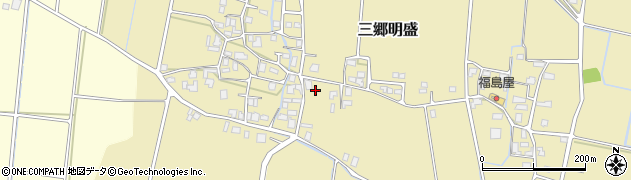 長野県安曇野市三郷明盛4154周辺の地図
