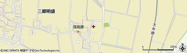長野県安曇野市三郷明盛4375周辺の地図