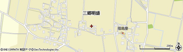 長野県安曇野市三郷明盛4290周辺の地図