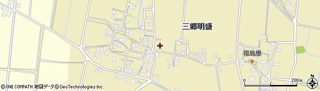 長野県安曇野市三郷明盛4157周辺の地図