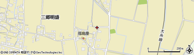 長野県安曇野市三郷明盛4376周辺の地図