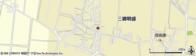 長野県安曇野市三郷明盛4163周辺の地図