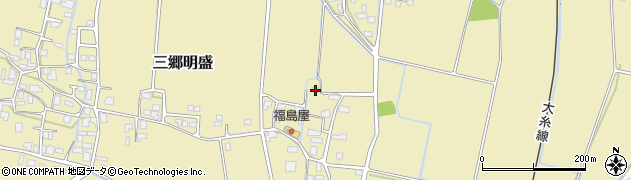 長野県安曇野市三郷明盛4380周辺の地図