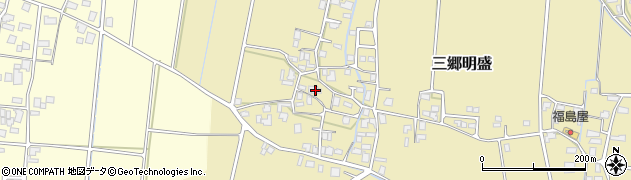 長野県安曇野市三郷明盛4125周辺の地図