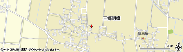長野県安曇野市三郷明盛4160周辺の地図