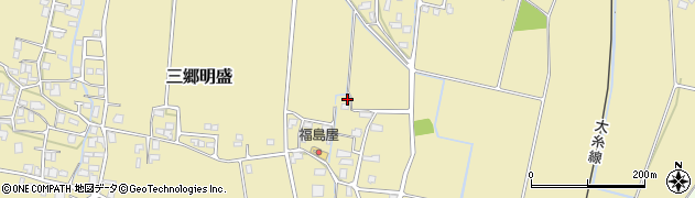 長野県安曇野市三郷明盛4381周辺の地図