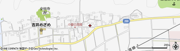 群馬県高崎市吉井町小暮698周辺の地図