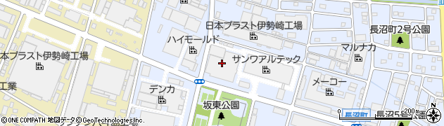 株式会社三和　伊勢崎第２工場周辺の地図