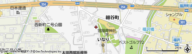 群馬県太田市細谷町360周辺の地図