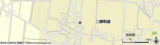 長野県安曇野市三郷明盛4168周辺の地図