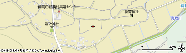 茨城県茨城町（東茨城郡）南島田周辺の地図