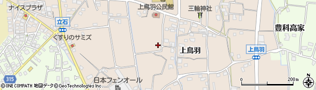 長野県安曇野市豊科（上鳥羽）周辺の地図