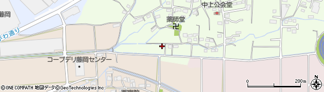 群馬県藤岡市中1276周辺の地図