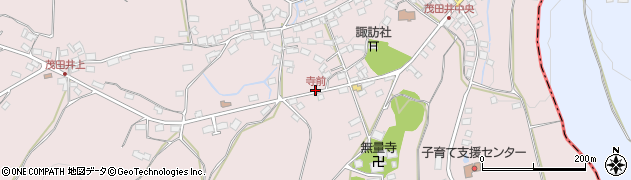 寺前周辺の地図