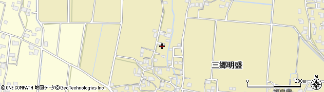 長野県安曇野市三郷明盛4115周辺の地図