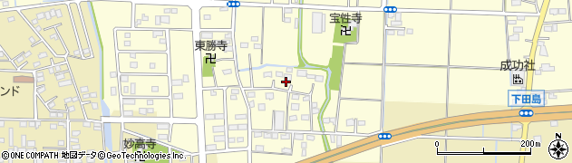 群馬県太田市中根町周辺の地図