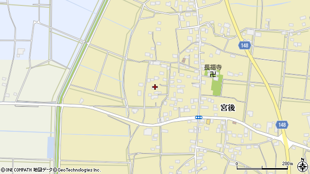 〒300-4503 茨城県筑西市宮後の地図