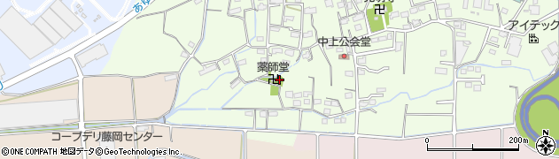 群馬県藤岡市中1287周辺の地図