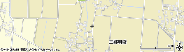 長野県安曇野市三郷明盛4180周辺の地図