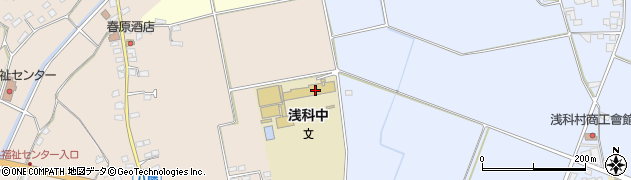 佐久市立浅科中学校周辺の地図