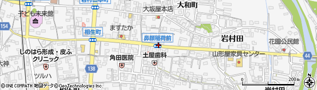 岩村田小学校入口周辺の地図