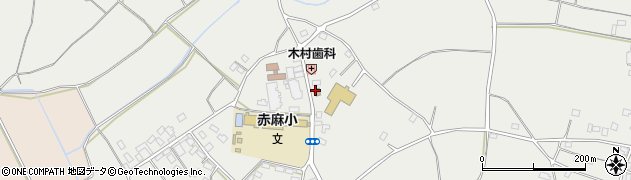 栃木県　警察本部栃木警察署赤麻駐在所周辺の地図