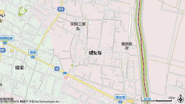 〒370-0121 群馬県伊勢崎市境女塚の地図