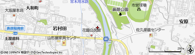 長野県佐久市岩村田花園町周辺の地図