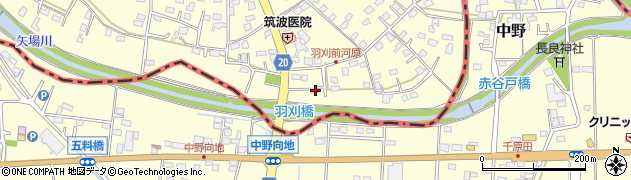 栃木県足利市羽刈町53周辺の地図