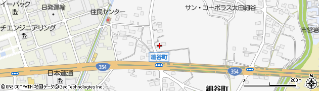 群馬県太田市細谷町320周辺の地図