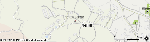 小山田公民館周辺の地図