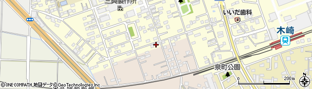 群馬県太田市新田木崎町165周辺の地図