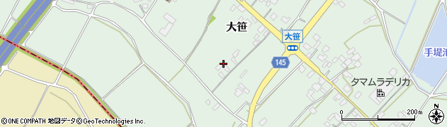 茨城県小美玉市大笹242周辺の地図