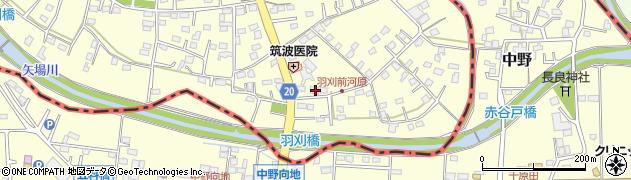 栃木県足利市羽刈町55周辺の地図
