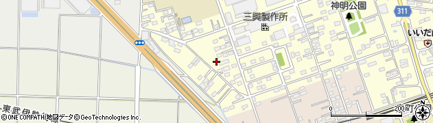 群馬県太田市新田木崎町205周辺の地図
