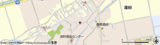 長野県佐久市八幡55周辺の地図