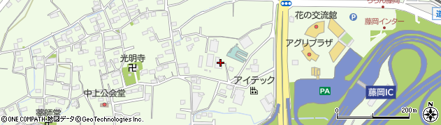 群馬県藤岡市中1056周辺の地図