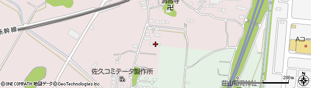 長野県佐久市塚原598周辺の地図