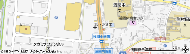 シューマート佐久平店周辺の地図