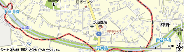 栃木県足利市羽刈町160周辺の地図
