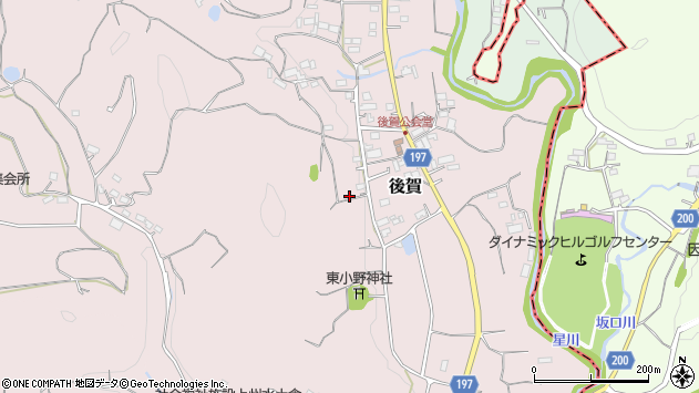 〒370-2304 群馬県富岡市後賀の地図