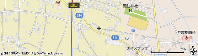 長野県安曇野市三郷明盛2318周辺の地図