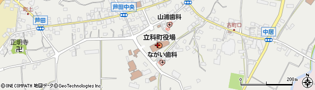 立科町役場　町民課福祉係周辺の地図